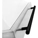 ZLINE Autograph Edition 36 Inch DuraSnow Stainless Steel Range Hood with White Matte Shell and Matte Black Handle 8654SNZ-WM36-MB