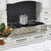 ZLINE Autograph Edition 48 in. Gas Rangetop In Stainless Steel and Gold Accents RTZ-48-G