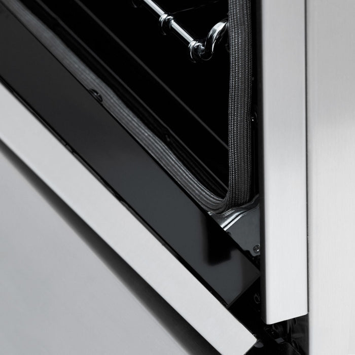 ZLINE Autograph Edition 48 Inch 6.0 cu. ft. Gas Range In Stainless Steel with Matte Black Accents RGZ-48-MB