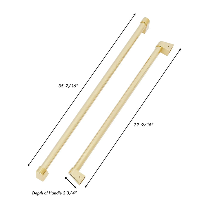 ZLINE Autograph Edition Gold Handles for 60" Built-in Refrigerator (Set of 4), RBIVHZ-G-60