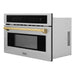 ZLINE Autograph Gold Package - 36 in. Rangetop, 36 in. Range Hood, Dishwasher, Refrigerator, Microwave Oven