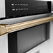 ZLINE Autograph Gold Package - 36 in. Rangetop, 36 in. Range Hood, Dishwasher, Refrigerator with External Water and Ice Dispenser, Microwave Drawer, Wall Oven