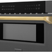 ZLINE Autograph Package - 48 In. Dual Fuel Range, Range Hood, Refrigerator, Microwave and Dishwasher in Black Stainless Steel with Gold Accents