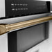 ZLINE Autograph Package - 48 In. Dual Fuel Range, Range Hood, Refrigerator, Microwave and Dishwasher in Stainless Steel with Bronze Accents