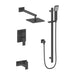 ZLINE Bliss Shower System In Electric Matte Black BLS-SHS-MB