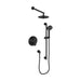 ZLINE Emerald Bay Thermostatic Shower System In Matte Black EMBY-SHS-T2-MB