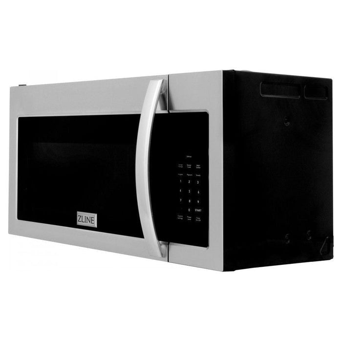 ZLINE Over the Range Convection Microwave Oven in Stainless Steel with Modern Handle and Sensor Cooking, MWO-OTR-30