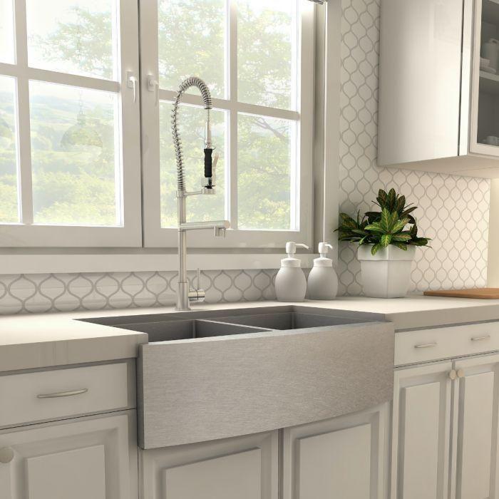 ZLINE Van Gogh Kitchen Faucet In Brushed Nickel VNG-KF-BN